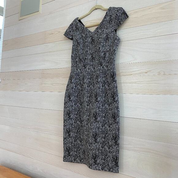 Betsey Johnson Black and Silver Metallic Dress - Picture 2 of 6